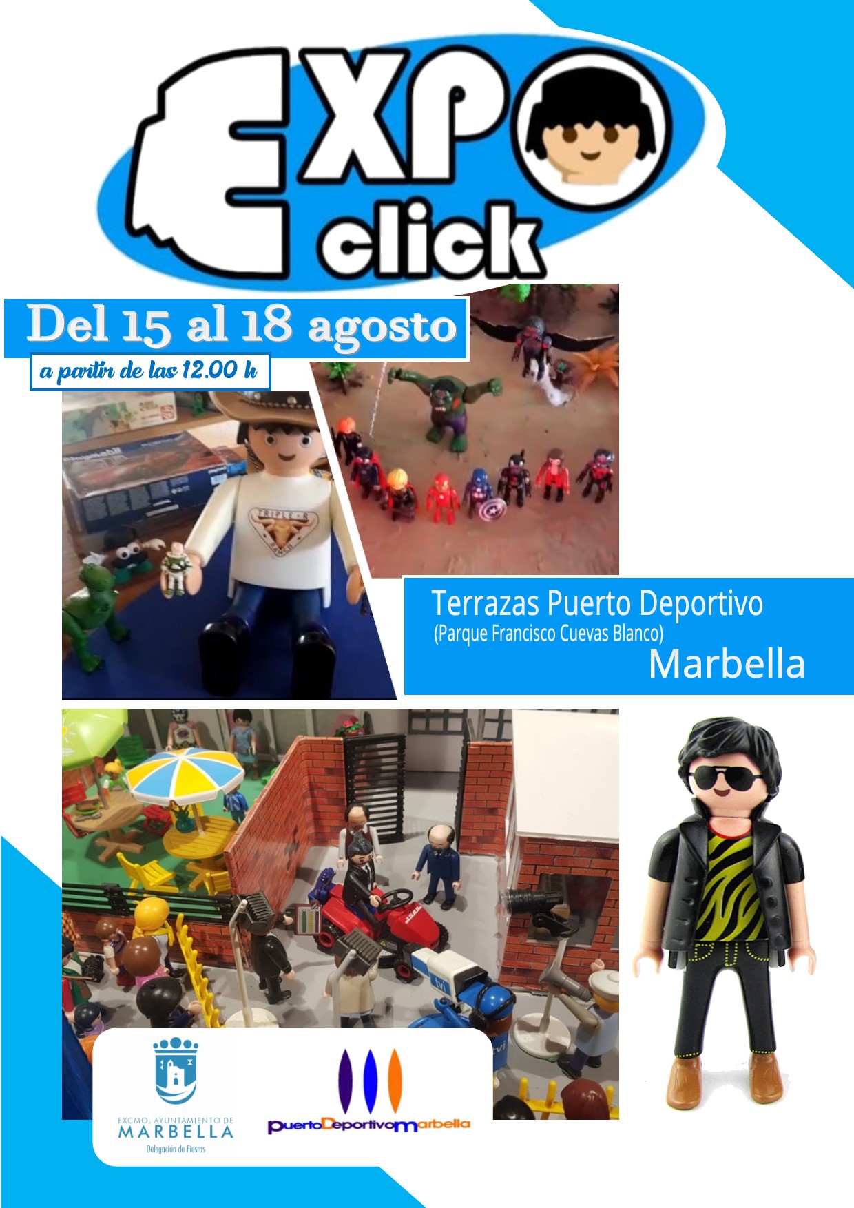 Una exposición de Playmobil recrea hasta el domingo en las Terrazas del Puerto Deportivo escenas de 'Los vengadores', 'Toy story' o 'La que se avecina'
